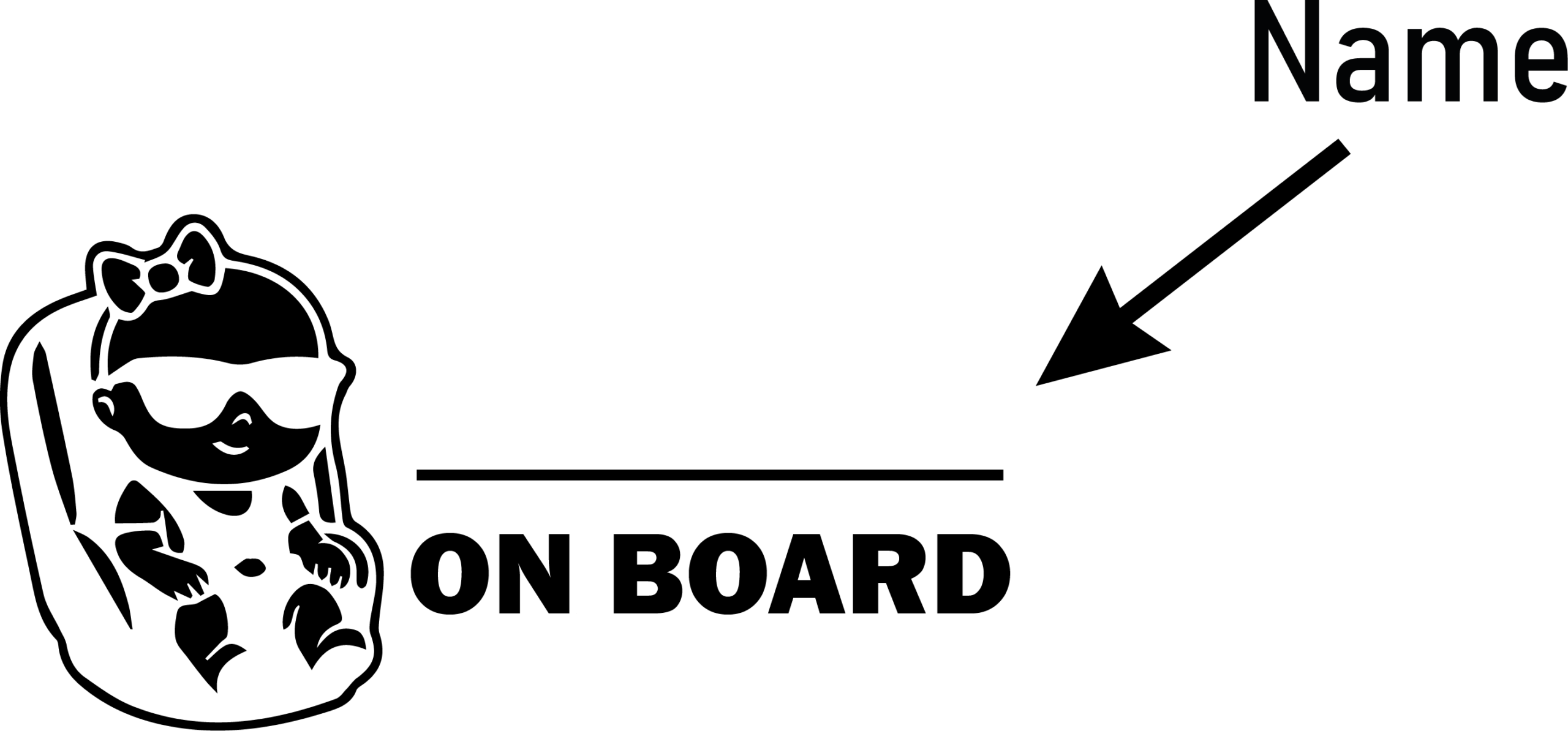 Baby on Board Sticker Vll