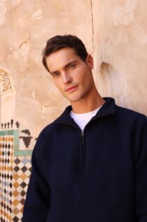 Alternative view of Iconic Premium Zip Neck Sweat