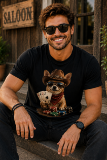 Lustiges Hunde Shirt Chihuahua – bedrucktes T-Shirt mit Hundemotiv