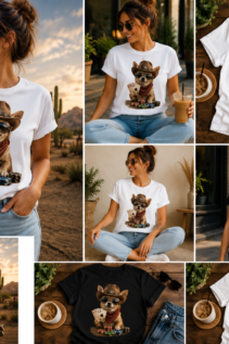 Lustiges Hunde Shirt Chihuahua – bedrucktes T-Shirt mit Hundemotiv
