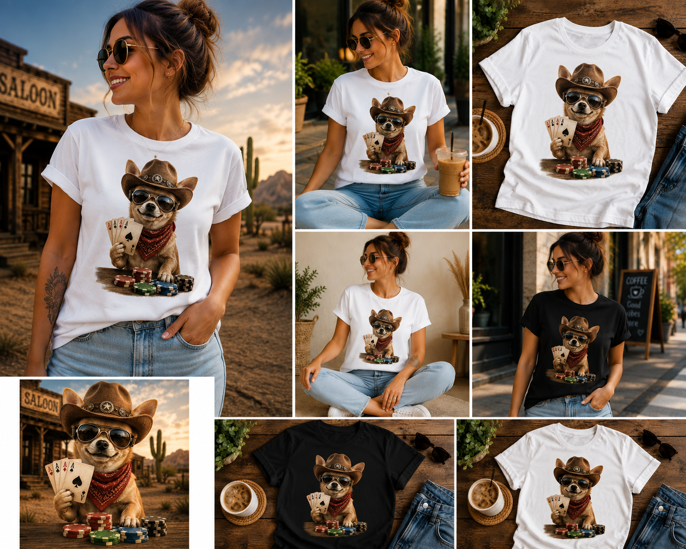 Lustiges Hunde Shirt Chihuahua – bedrucktes T-Shirt mit Hundemotiv