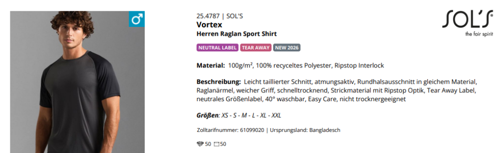 Produktdetails für Vortex