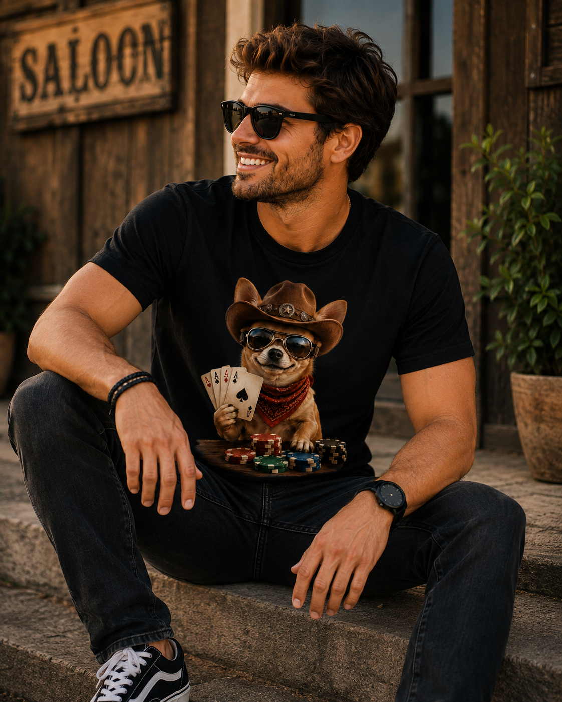 Lustiges Hunde Shirt Chihuahua – bedrucktes T-Shirt mit Hundemotiv